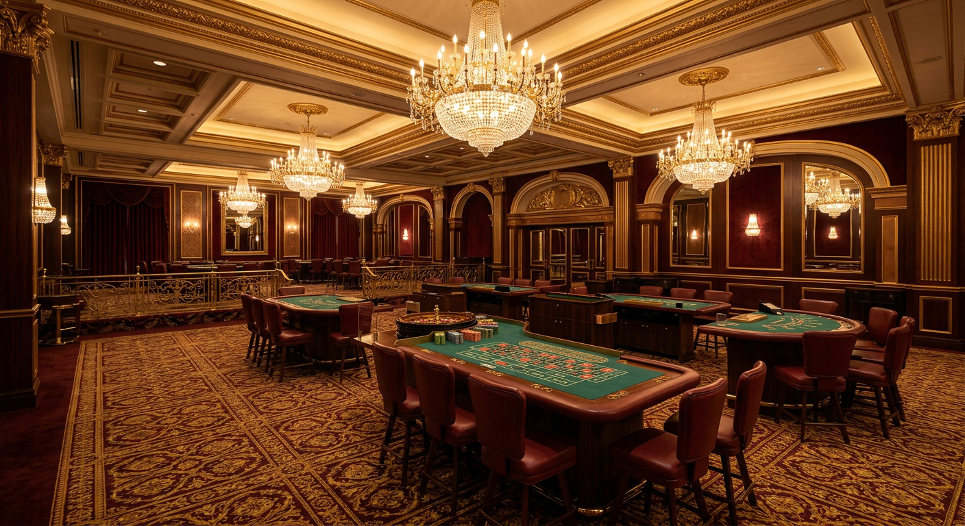 Casino gaming floor interior
